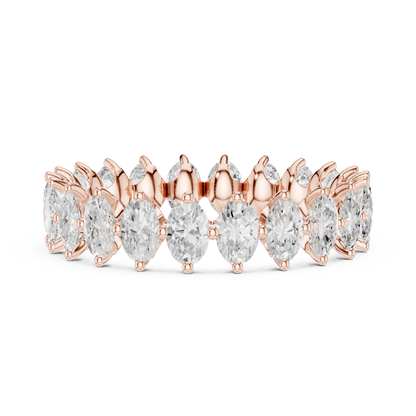 Mixed Shape Lab Grown Diamond Eternity Ring