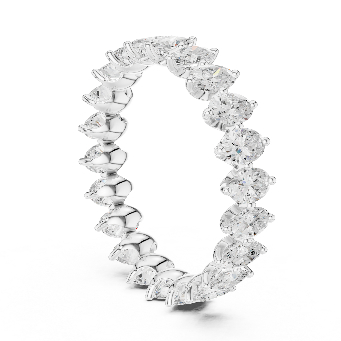 Mixed Shape Lab Grown Diamond Eternity Ring