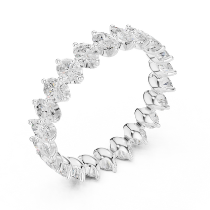 Mixed Shape Lab Grown Diamond Eternity Ring