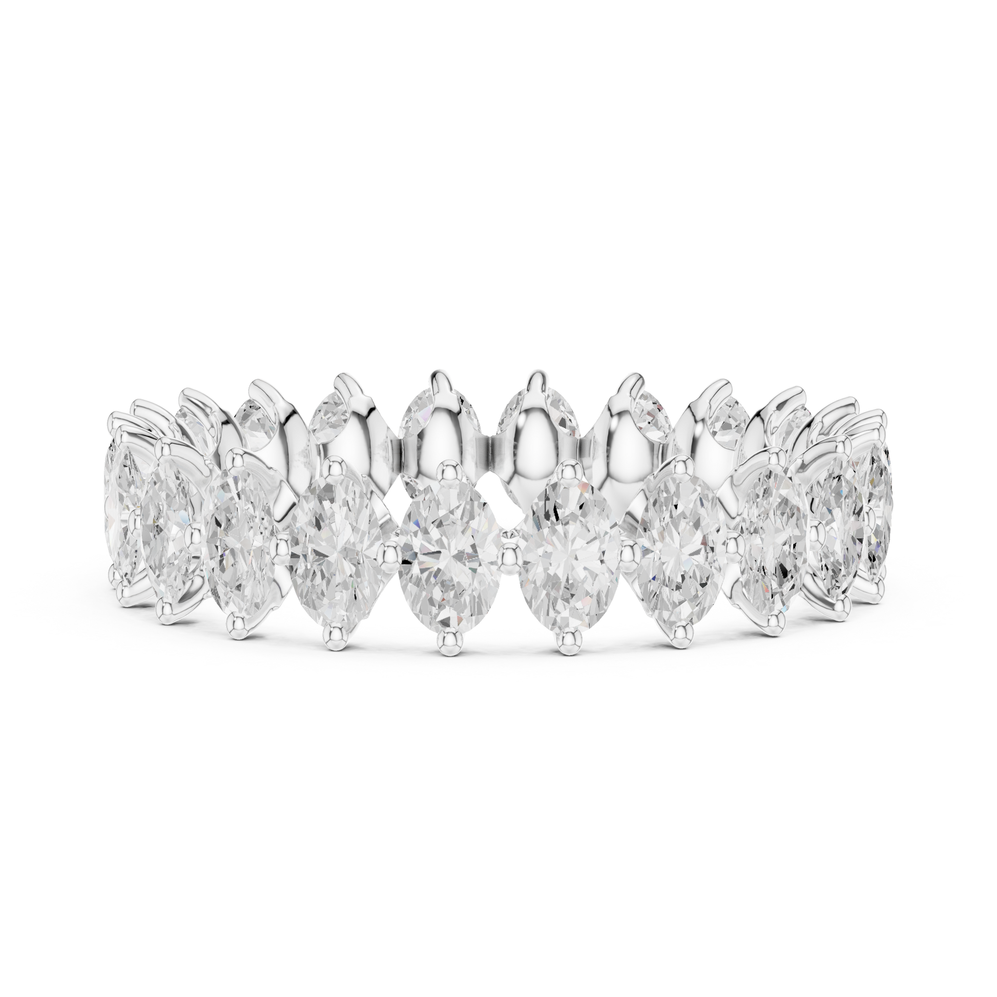 Mixed Shape Lab Grown Diamond Eternity Ring
