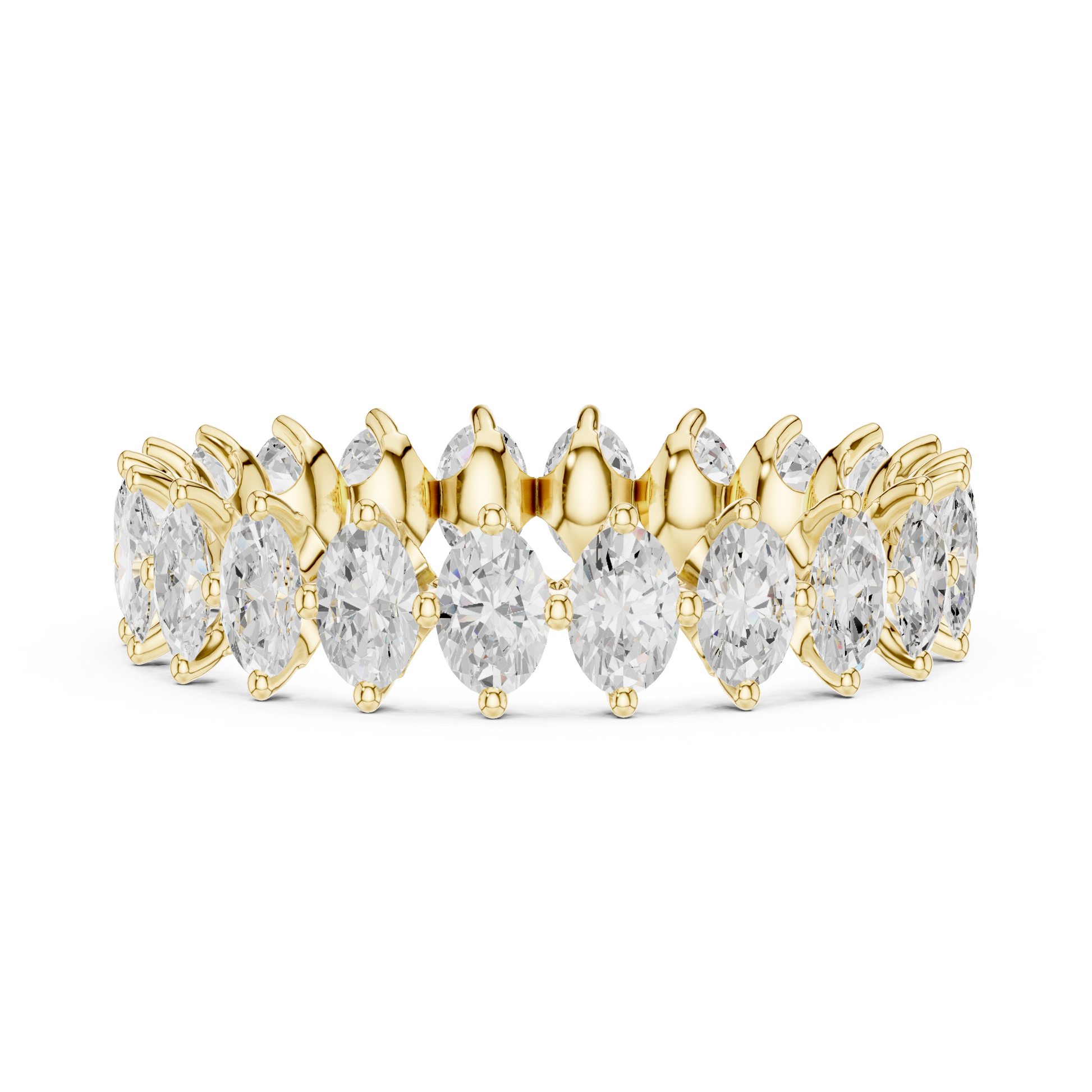 Mixed Shape Lab Grown Diamond Eternity Ring