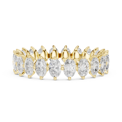 Mixed Shape Lab Grown Diamond Eternity Ring