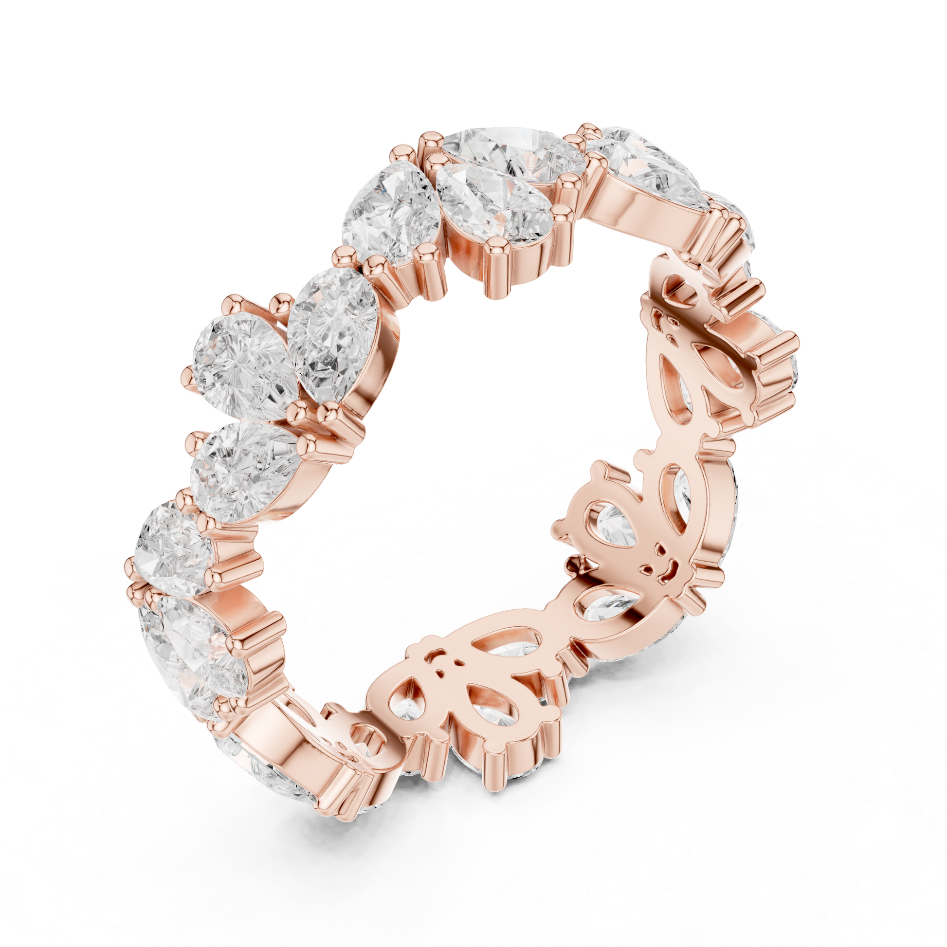 Oval Eternity Lab Grown Diamond Ring