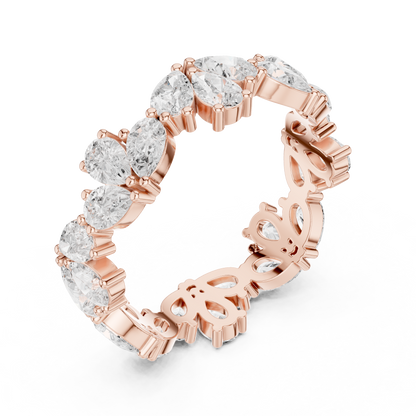 Oval Eternity Lab Grown Diamond Ring