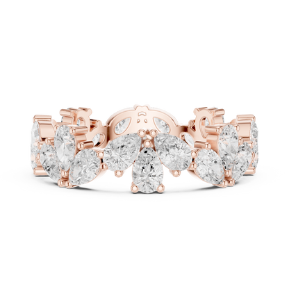 Oval Eternity Lab Grown Diamond Ring