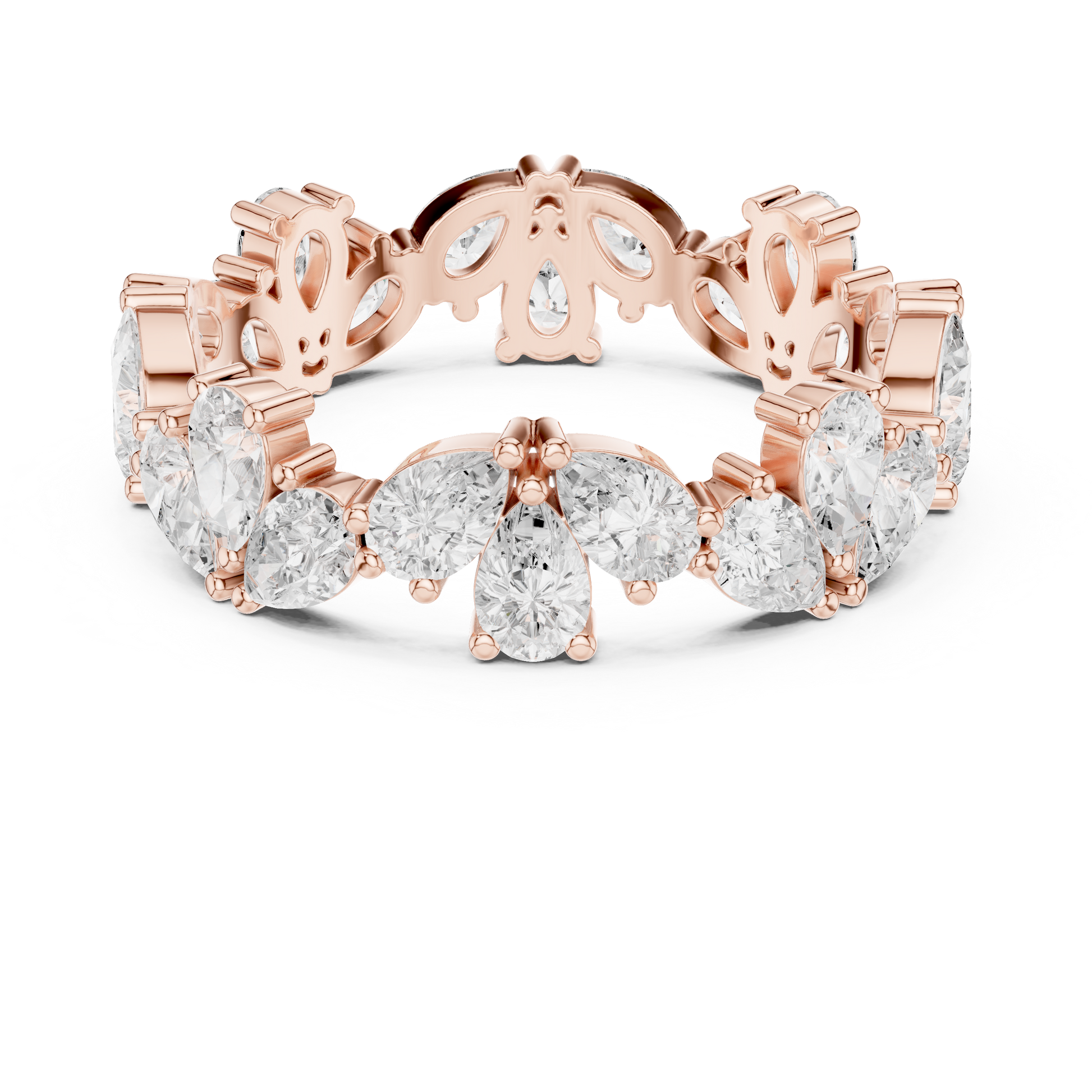 Oval Eternity Lab Grown Diamond Ring