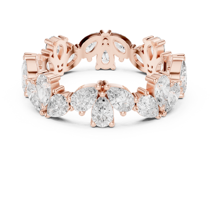 Oval Eternity Lab Grown Diamond Ring