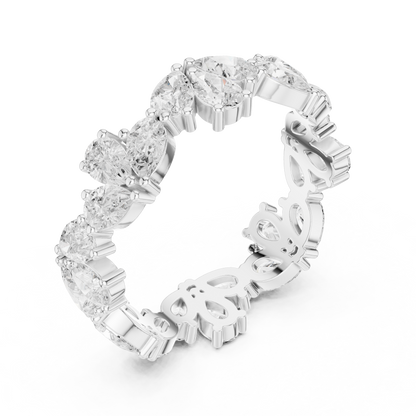 Oval Eternity Lab Grown Diamond Ring