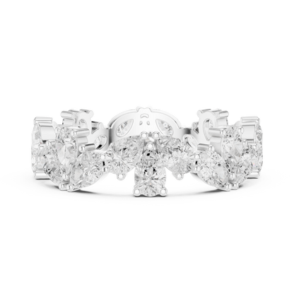 Oval Eternity Lab Grown Diamond Ring