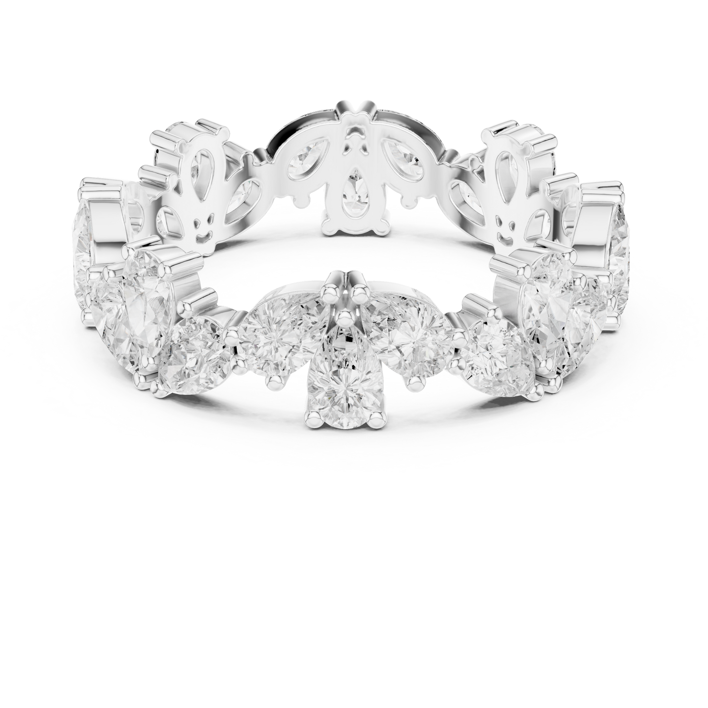 Oval Eternity Lab Grown Diamond Ring