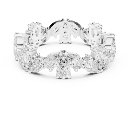 Oval Eternity Lab Grown Diamond Ring
