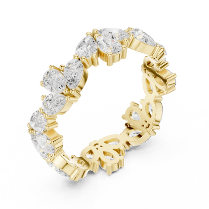 Oval Eternity Lab Grown Diamond Ring