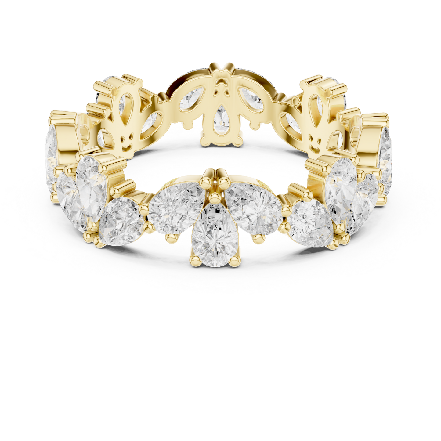 Oval Eternity Lab Grown Diamond Ring