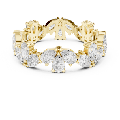 Oval Eternity Lab Grown Diamond Ring