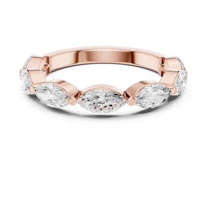 Mixed Shape Lab Grown Diamond Side Stone Ring