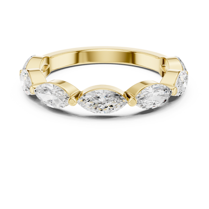 Mixed Shape Lab Grown Diamond Side Stone Ring
