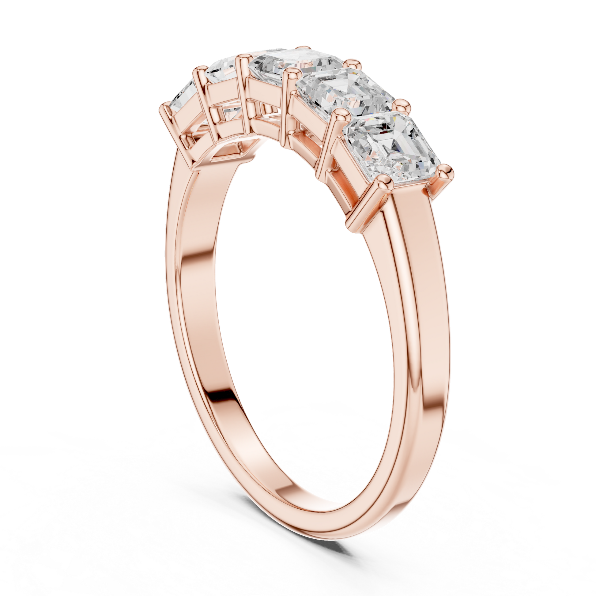 Mixed Shape Lab Grown Diamond Three Stone Ring