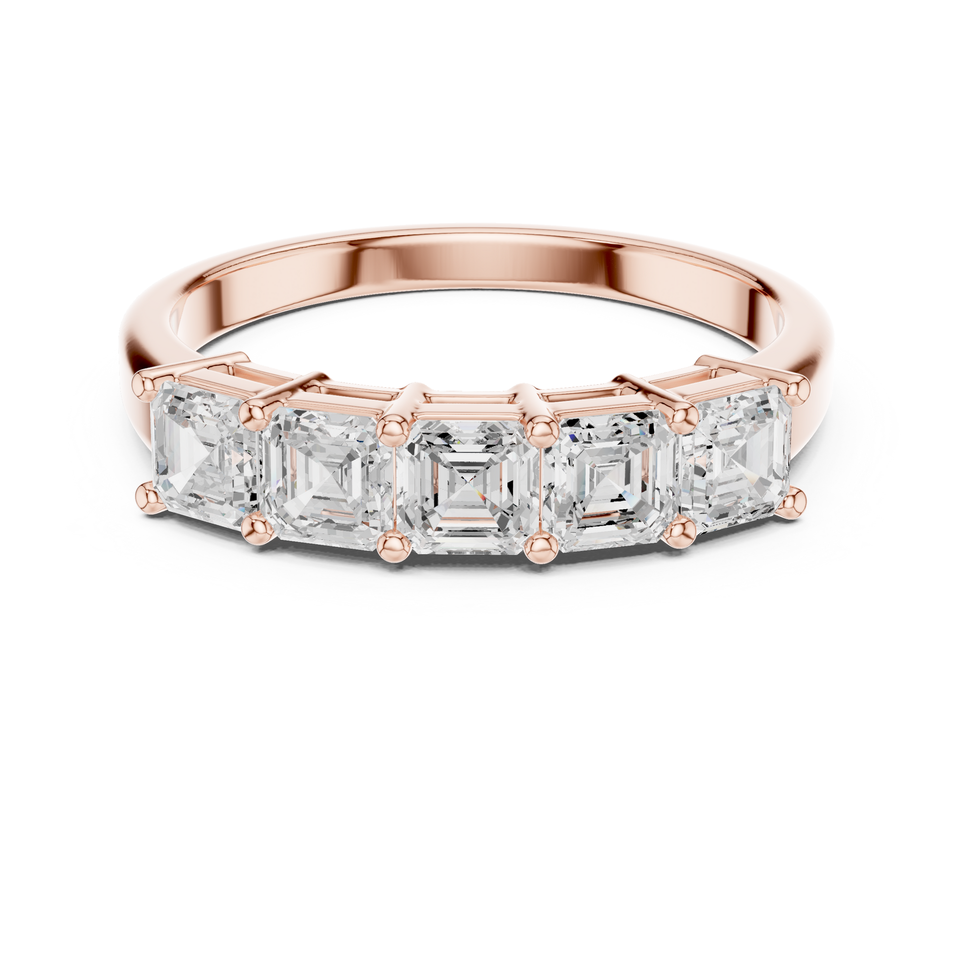 Mixed Shape Lab Grown Diamond Three Stone Ring