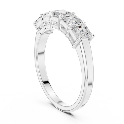 Mixed Shape Lab Grown Diamond Three Stone Ring