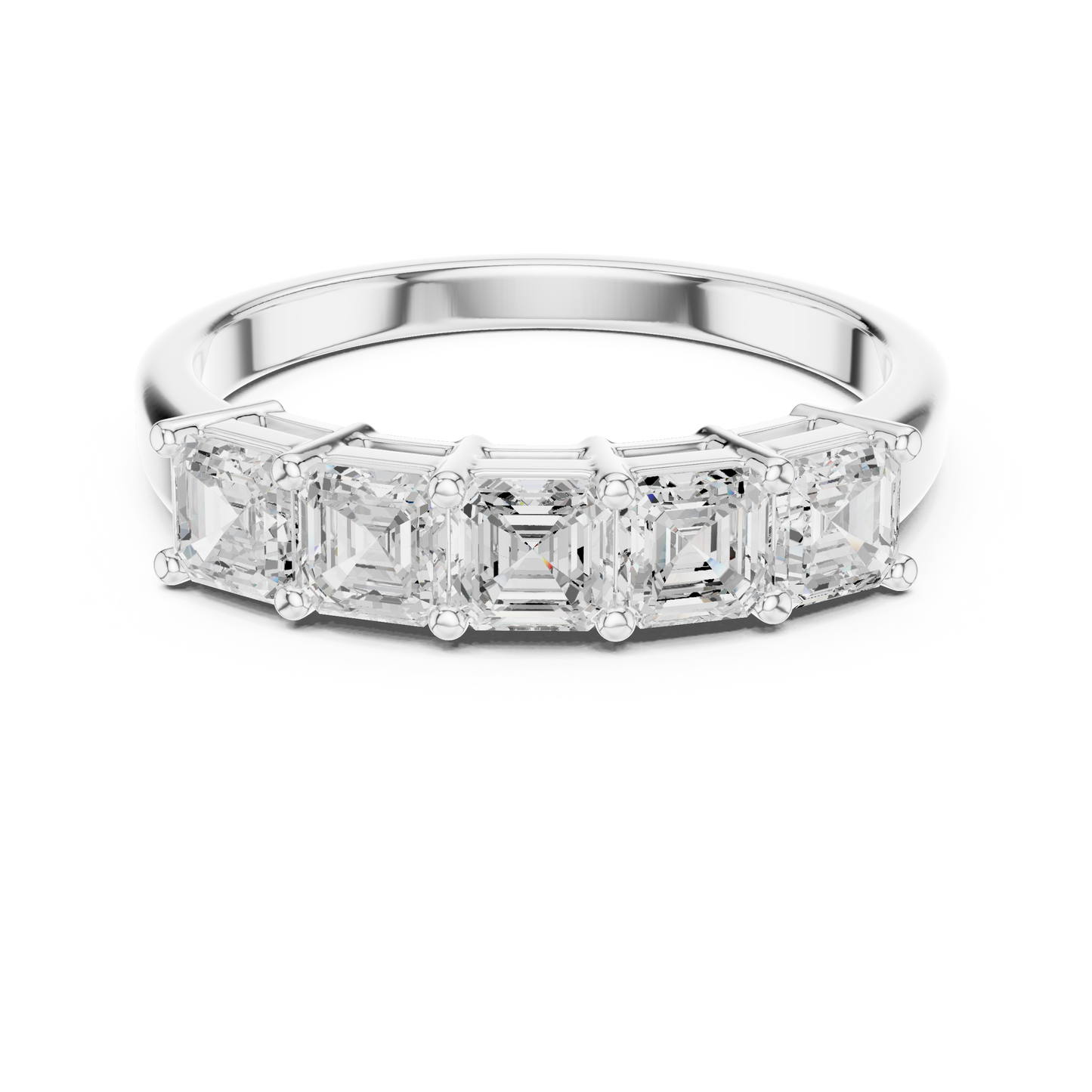 Mixed Shape Lab Grown Diamond Three Stone Ring