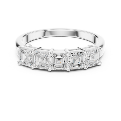 Mixed Shape Lab Grown Diamond Three Stone Ring