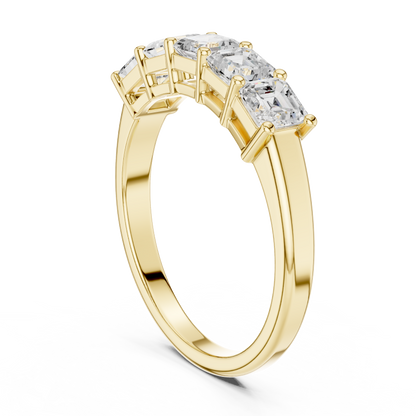 Mixed Shape Lab Grown Diamond Three Stone Ring