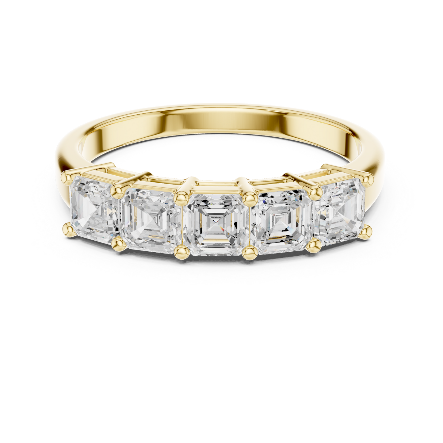 Mixed Shape Lab Grown Diamond Three Stone Ring