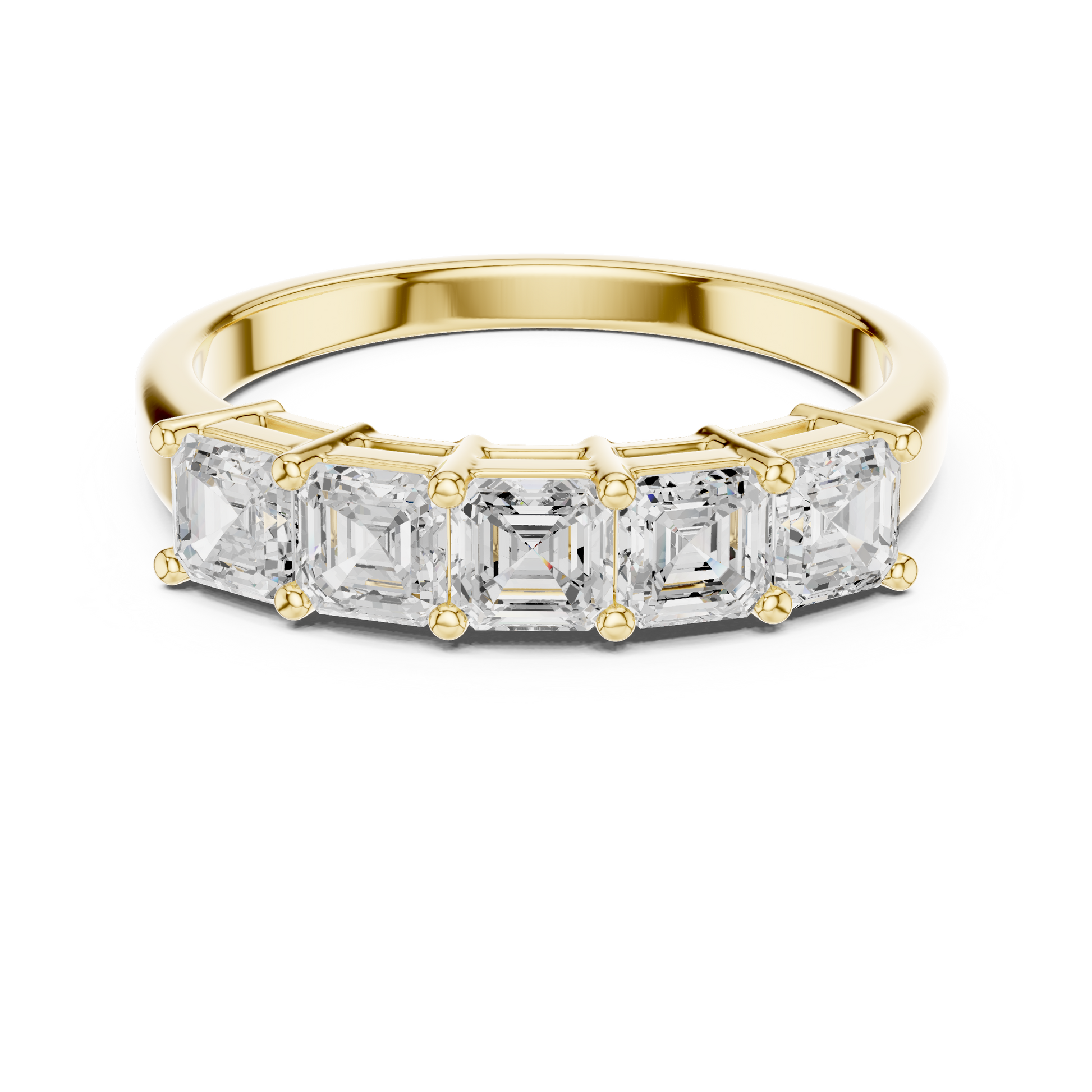 Mixed Shape Lab Grown Diamond Three Stone Ring