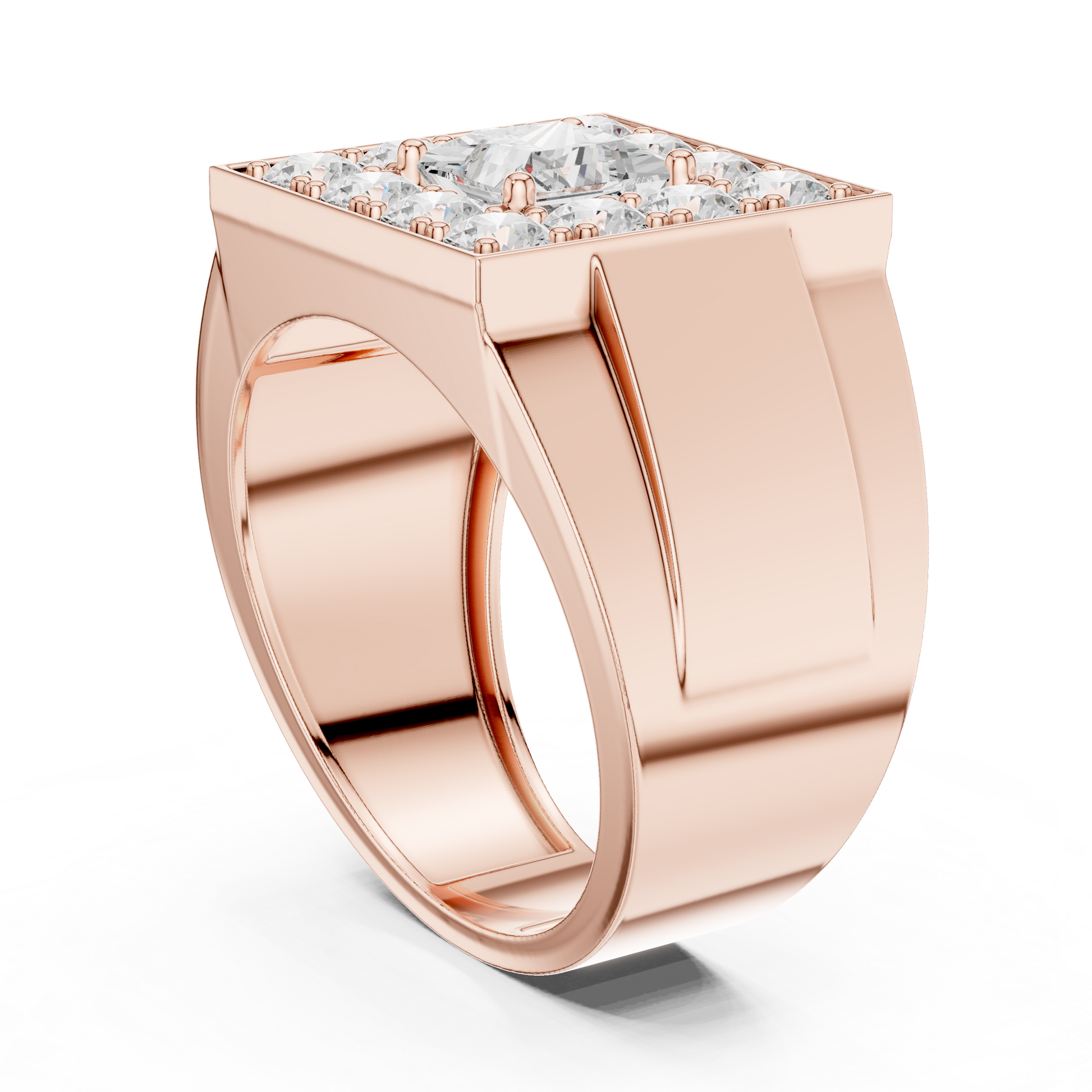 Round Halo Lab Grown Diamond Ring