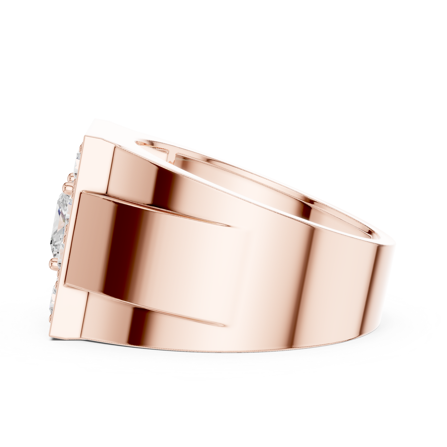 Round Halo Lab Grown Diamond Ring