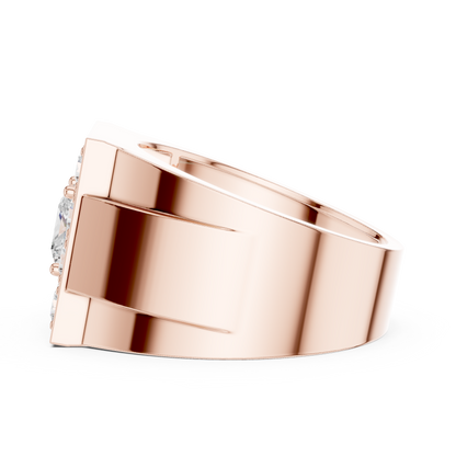 Round Halo Lab Grown Diamond Ring