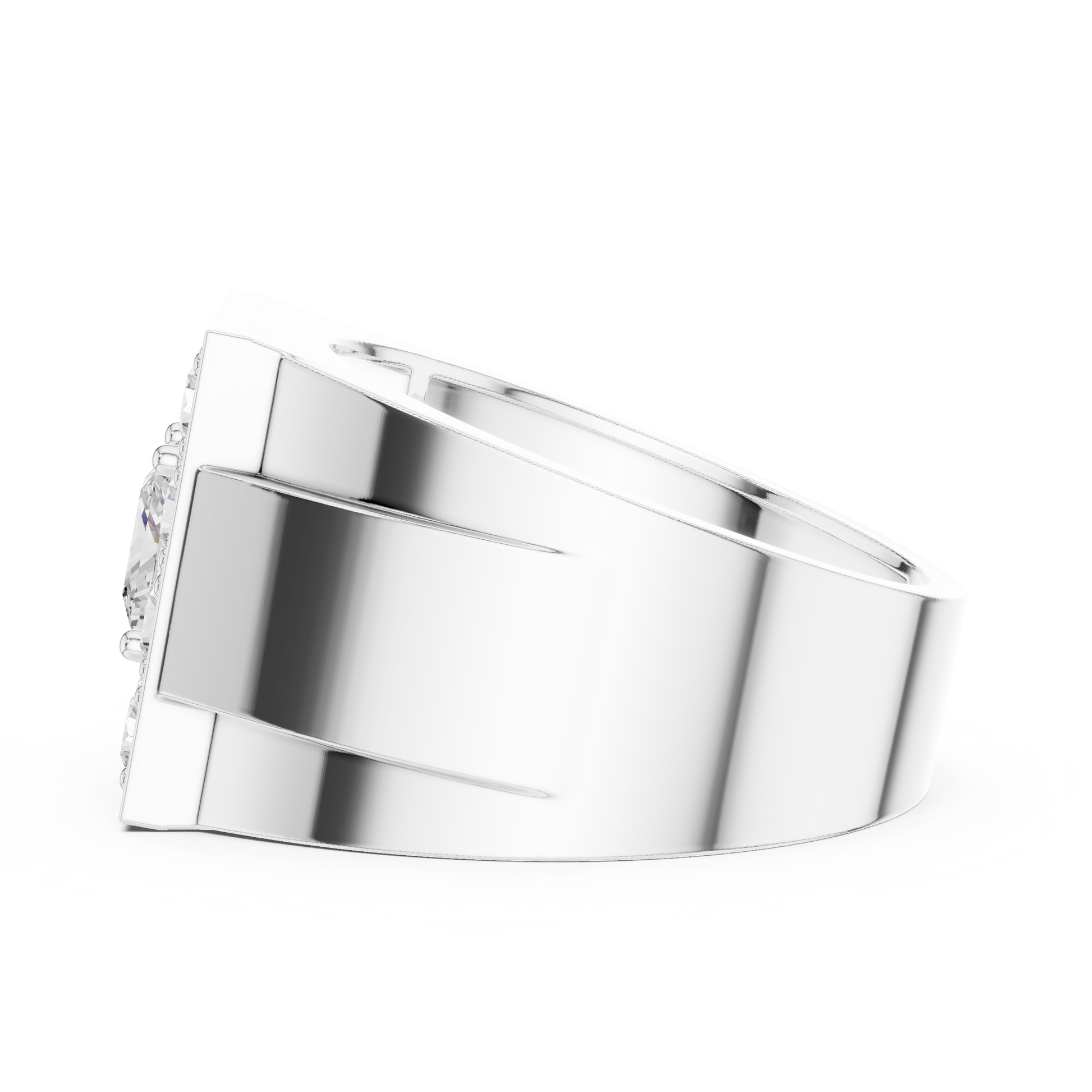 Round Halo Lab Grown Diamond Ring