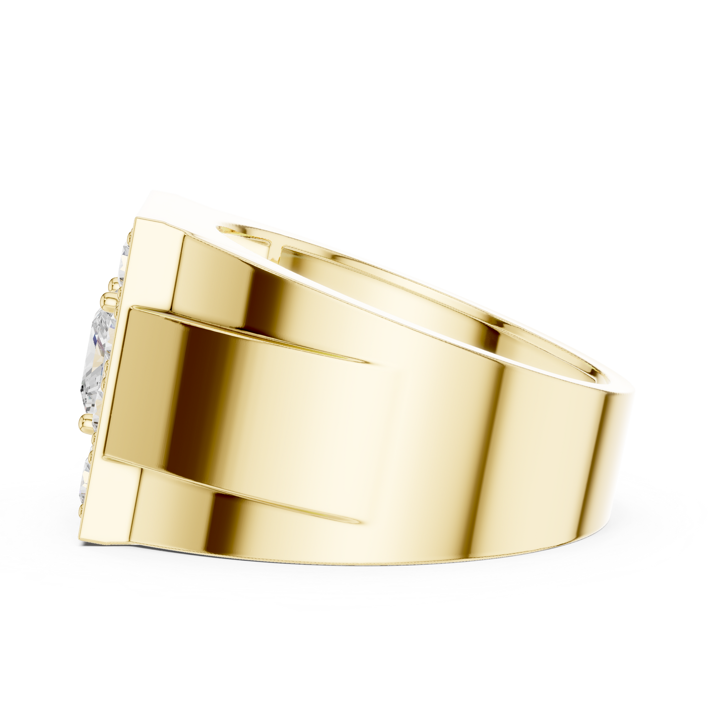 Round Halo Lab Grown Diamond Ring