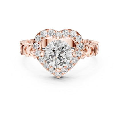 Mixed Shape Lab Grown Diamond Halo Ring
