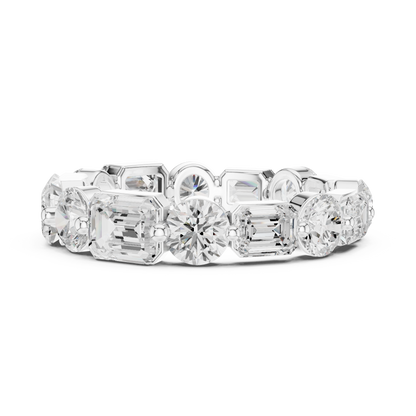 Mixed Shape Lab Grown Diamond Eternity Ring