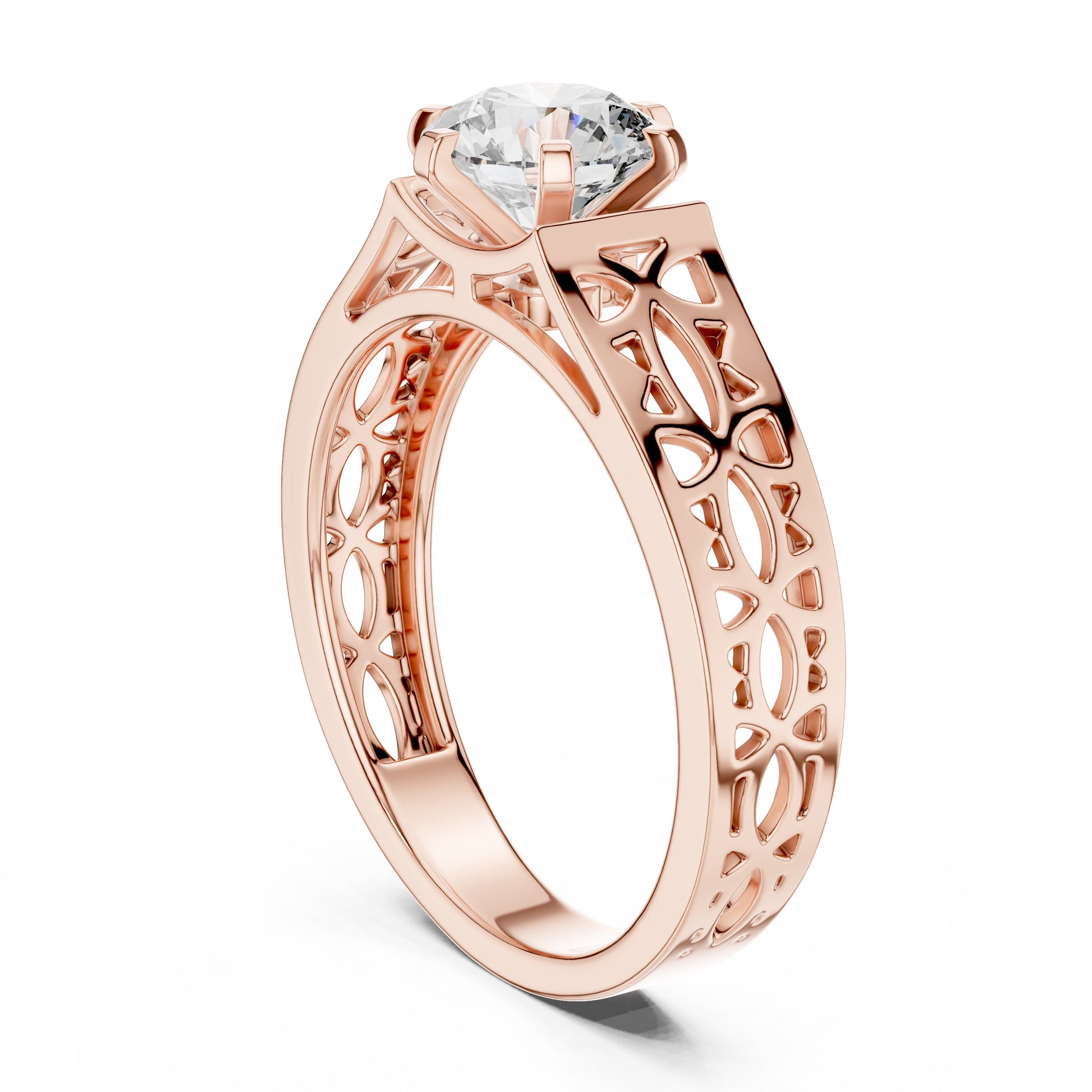 Mixed Shape Lab Grown Diamond Halo Ring