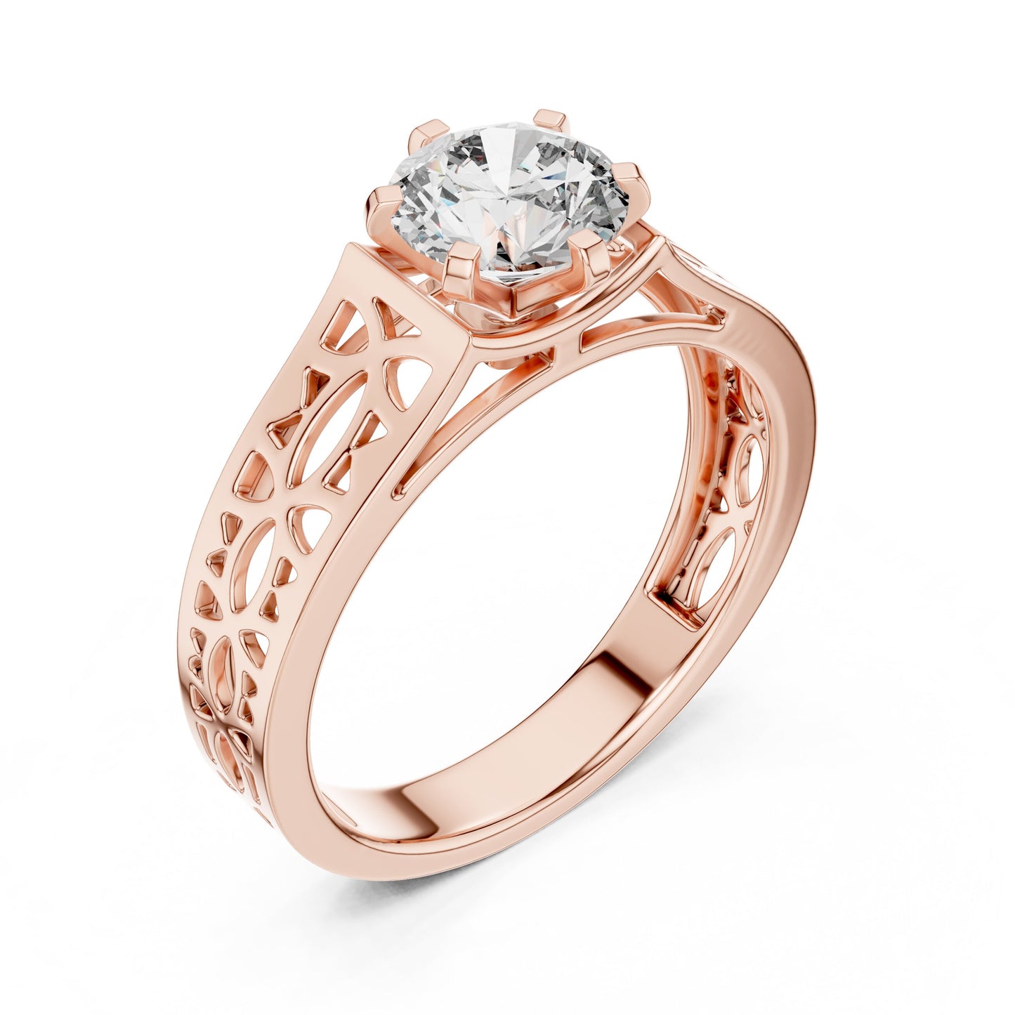 Mixed Shape Lab Grown Diamond Halo Ring