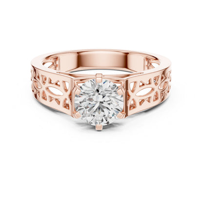 Mixed Shape Lab Grown Diamond Halo Ring
