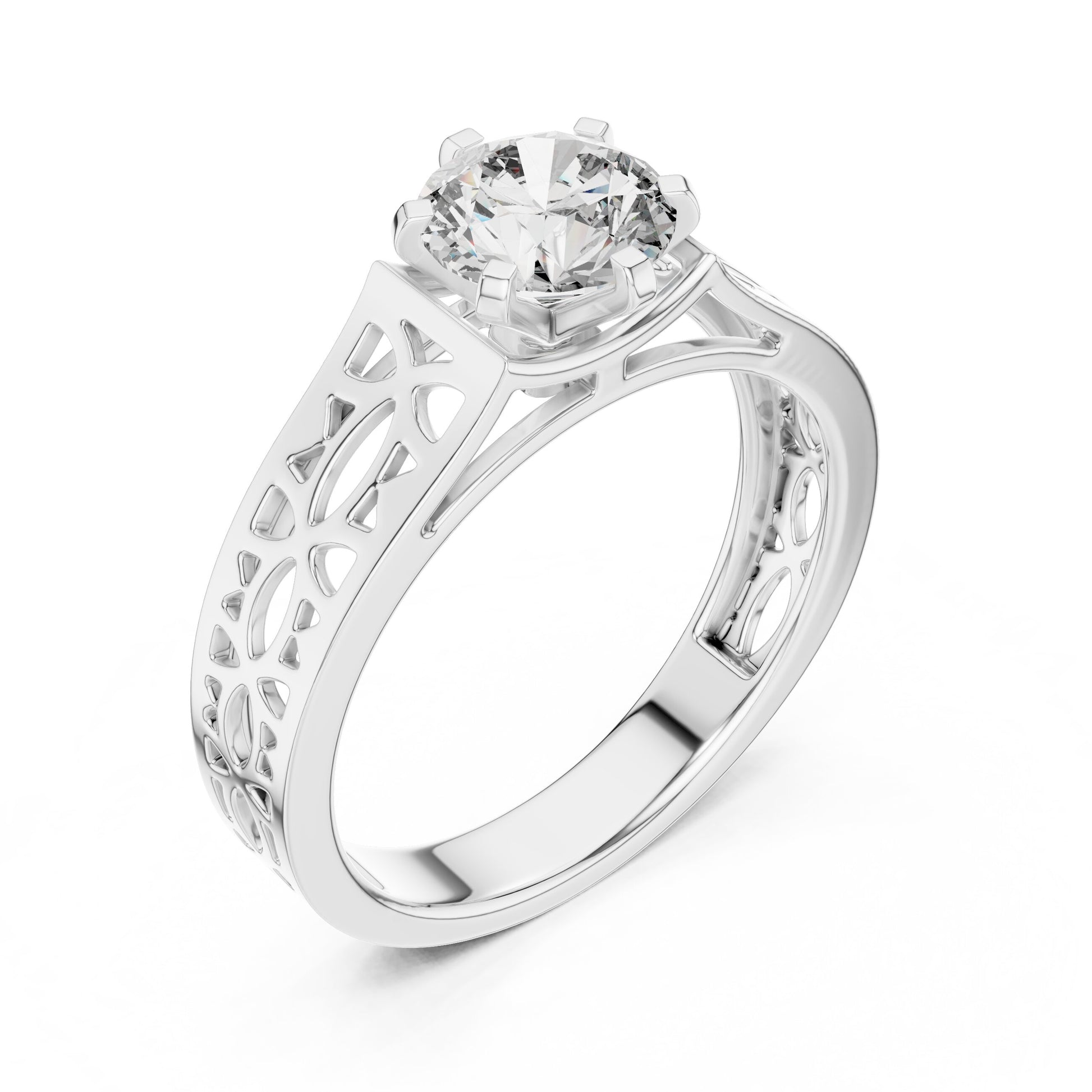 Mixed Shape Lab Grown Diamond Halo Ring