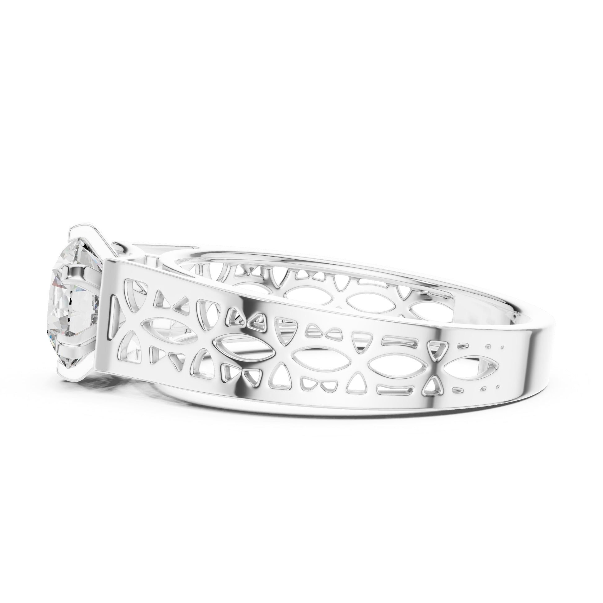 Mixed Shape Lab Grown Diamond Halo Ring