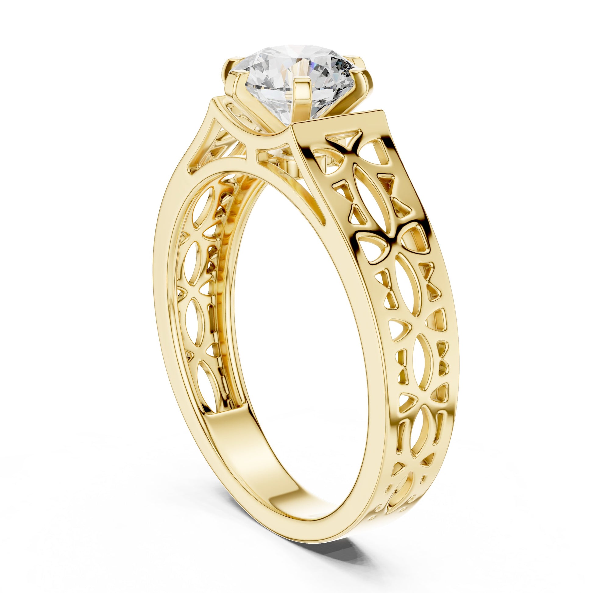 Mixed Shape Lab Grown Diamond Halo Ring
