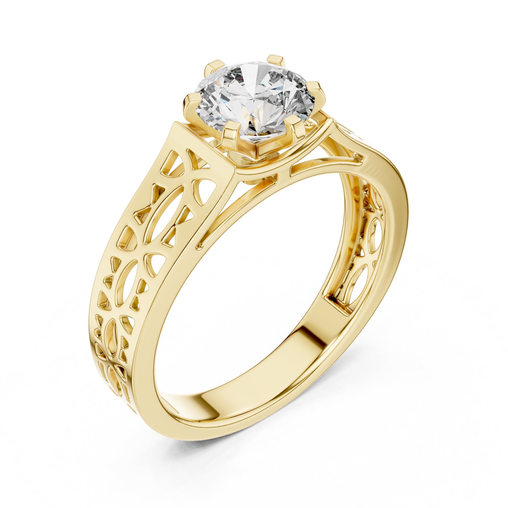 Mixed Shape Lab Grown Diamond Halo Ring