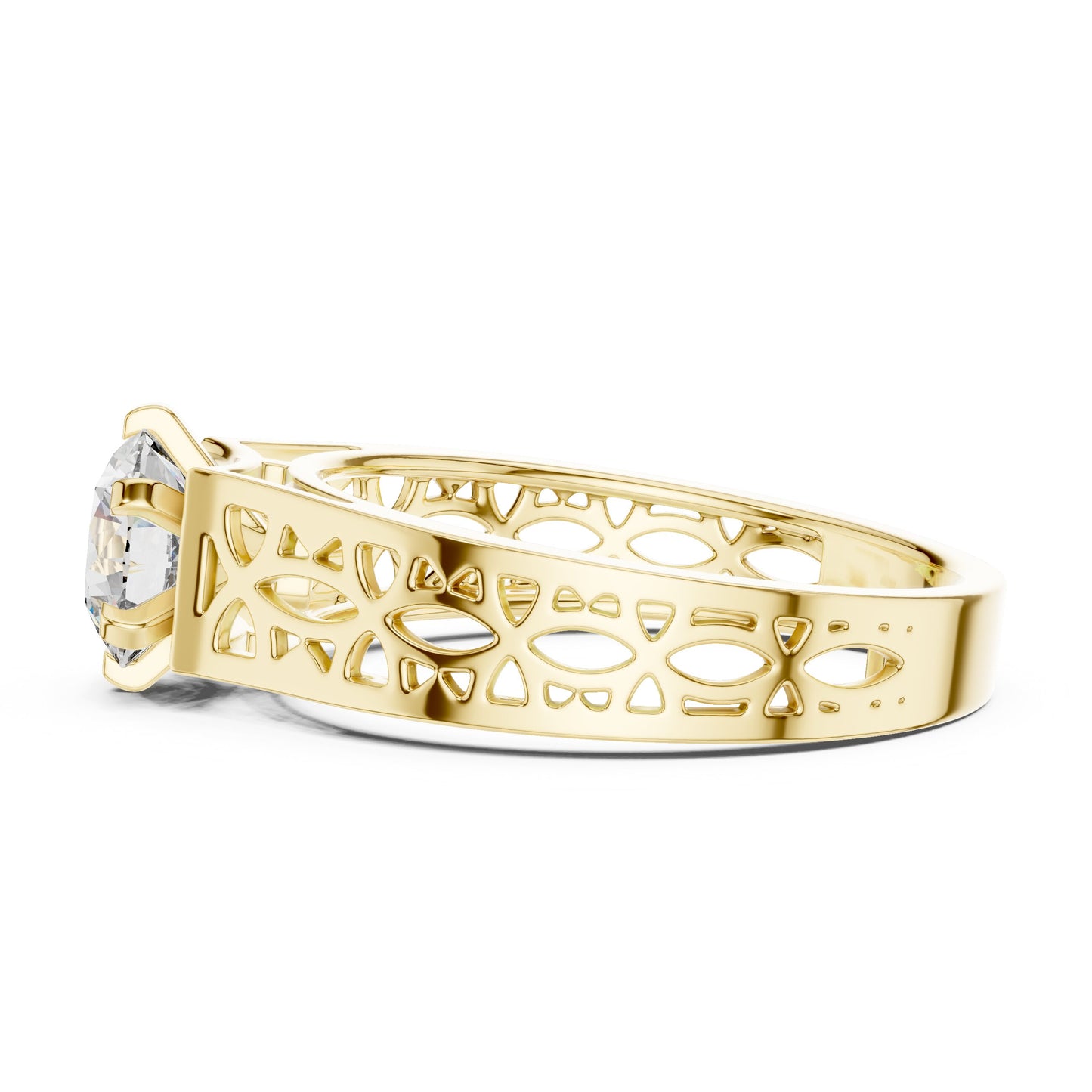 Mixed Shape Lab Grown Diamond Halo Ring