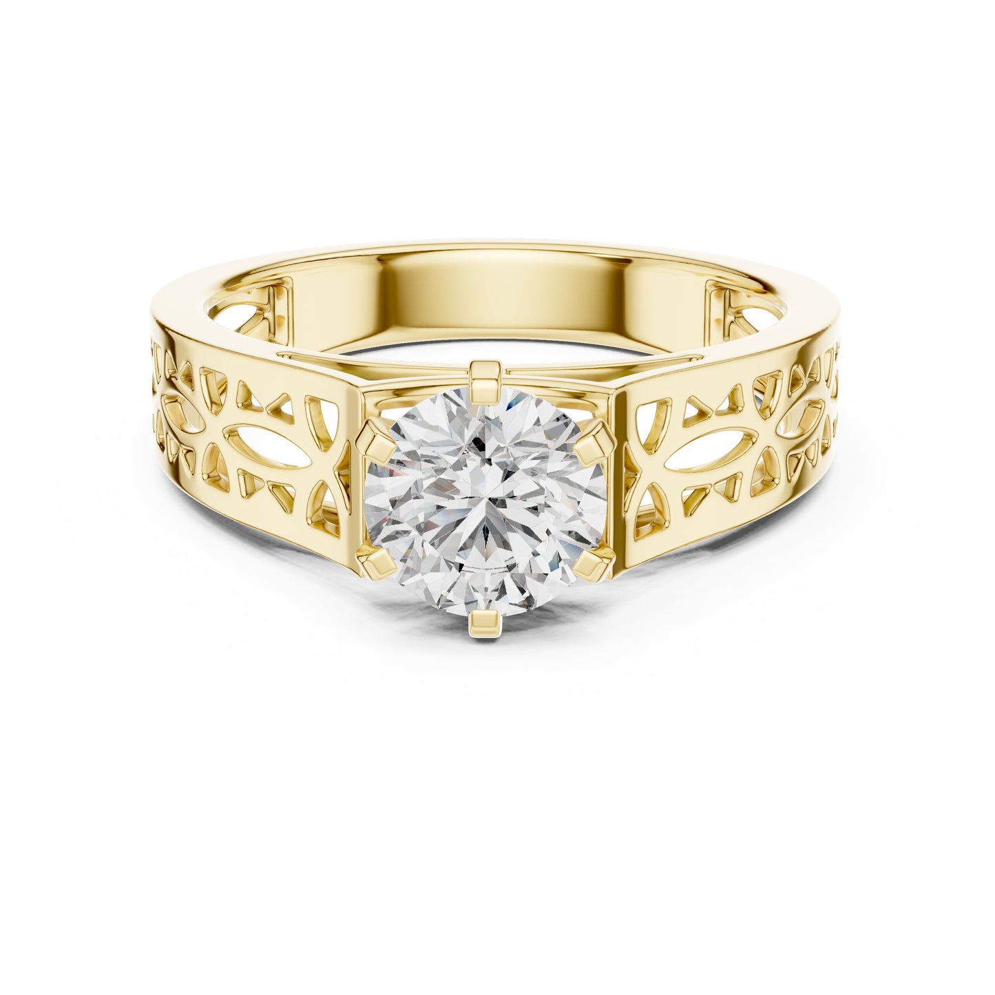 Mixed Shape Lab Grown Diamond Halo Ring