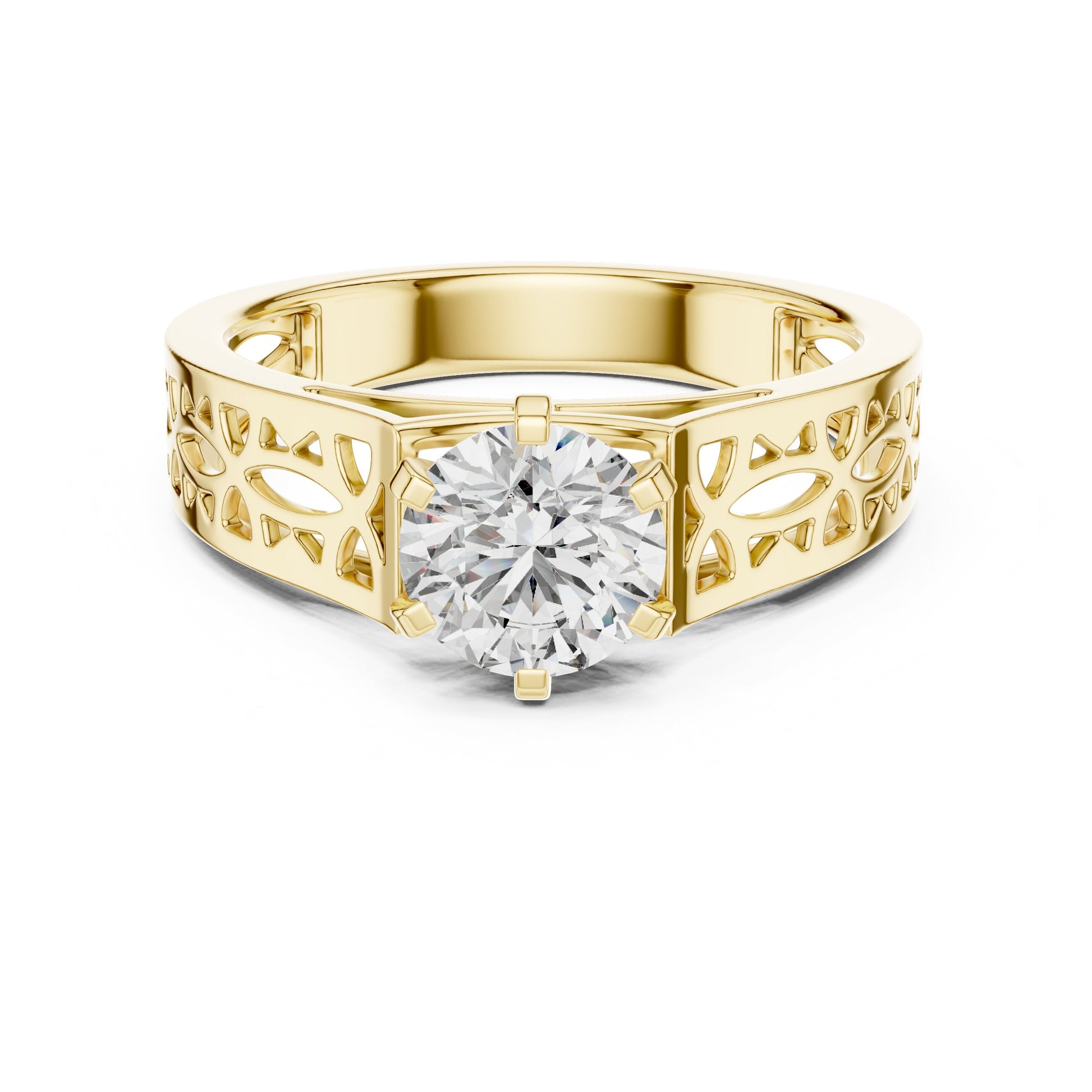 Mixed Shape Lab Grown Diamond Halo Ring