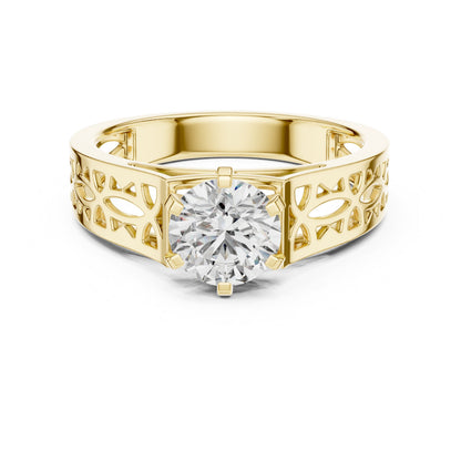 Mixed Shape Lab Grown Diamond Halo Ring