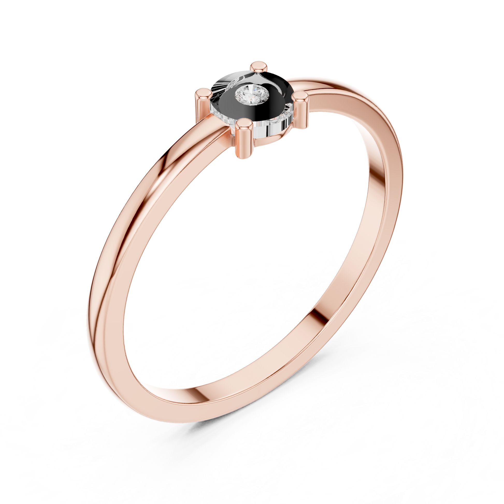 Round Solitaire Lab Grown Diamond Ring