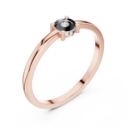 Round Solitaire Lab Grown Diamond Ring