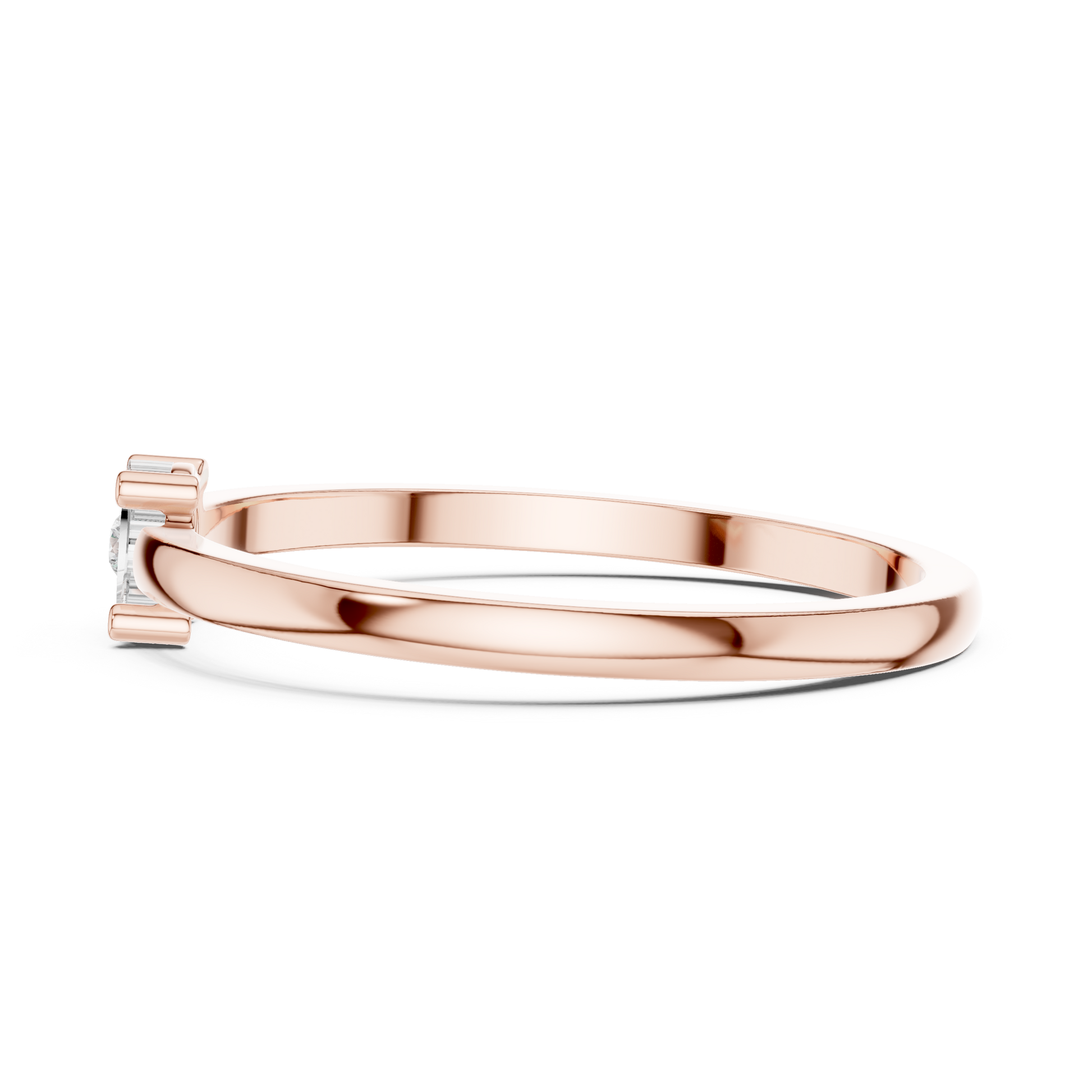 Round Solitaire Lab Grown Diamond Ring
