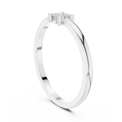 Round Solitaire Lab Grown Diamond Ring